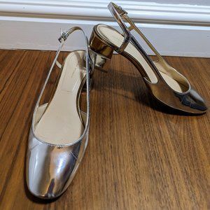 Zara Silver Heels